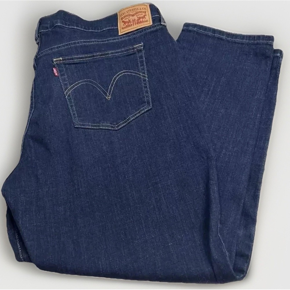Women's Levis Boyfriend Stretch Ankle Jeans‎ Sz 34 NO Pilling EC Sz 34x27